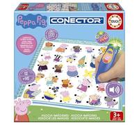Educa - Conector Peppa Pig Junior | Gioco educativo di domande e risposte. Include penna Sabio con luce e suono. Consigliato per bambini dai 3 ai 5 anni (20218)