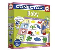 Educa - Connettore Baby | Gioco educativo con oltre 65 domande e risposte. 12 diversi temi in formato libro e matita con luce e suono. Consigliato a partire da 2 anni (20087)