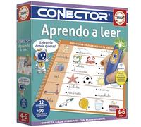 Educa - Connettore Imparo a leggere | Gioco educativo con oltre 90 Domande e risposte. 12 diversi temi in formato libro e matita con luce e suono. Consigliato a partire da 4 anni (20086)