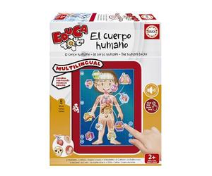 Educa - Corpo umano. Gioco elettronico per bambini. Dai 2 anni in su. 19174 EducaTouch Junior. El Cuerpo Humano. Juego Educativo Electrónico Infantil. A partir de 2 años,