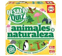 Educa - Desafio Quiz-Animales y Naturaleza Juego de Mesa, Multicolor (18219)