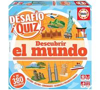 Educa - Desafio Quiz-Descubrir El Mundo Juego de Mesa, Multicolore, 18218