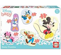 Educa - Disney Baby Mickey e Amici. Baby Cartboard Puzzle Disney | Puzzle del bambino (18590)