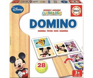 Educa - Domino Legno Mickey Minnie per bambini (16037)