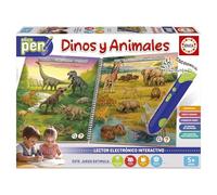 Educa - Educapen Dinos e Animali | Gioco Educativo per bambini +5 anni | Taccuino con domande e e-reader | Bambini 5 6 7 anni (20322)