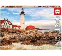Educa - Puzzle Faro tra le rocce - 1500 Pezzi