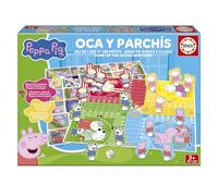 Educa - Gioco dell'Oca di Peppa Pig | Include 16 personaggi 3D. Per bambini dai 4 anni in su (20437)
