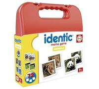 Educa - Identic Animal. Gioco di memoria educativo per bambini con 72 carte. Trova le coppie e lavora sulle abilità di base come l'acuità visiva, l'attenzione e la memoria. Da 3 anni (20317)
