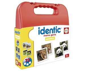 Educa - Identic Animal | Gioco di memoria educativo per bambini con 72 carte. Trova le coppie e lavora sulle abilità di base come l'acuità visiva, l'attenzione e la memoria. Da 3 anni (20317)