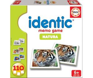 Educa - Identic Natura | Gioco per Bambini di Memoria | Carte Educative con 55 Coppie | Stimola Memoria e Attenzione | Regalo Bambina 3 4 5 Anni | Giochi Bimba dai 6 Anni (14783)