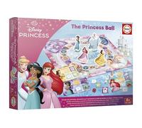 Educa - Il Ballo della Principessa Disney | Colleziona Tutti i Suoi Accessori e Arriva in Posizione alla Sala da Ballo Reale per inaugurare Il Ballo, da 2 a 4 Giocatori. da 4 Anni (20078)