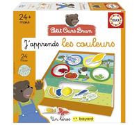 Educa - Il Gioco per Imparare ad associare e differenziare I Colori di Base | Il Piccolo Orso Marrone. Classificare gli elementi per il Colore corrispondente (19877)