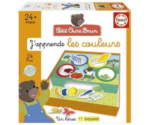 Educa - Il Gioco per Imparare ad associare e differenziare I Colori di Base | Il Piccolo Orso Marrone. Classificare gli elementi per il Colore corrispondente (19877)