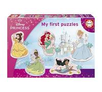 Educa - Il mio primo puzzle Principesse Disney | Set di 5 puzzle progressivi per neonati da 2 a 4 pezzi | Consigliato dai 12 mesi (20473)