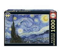 Educa - Il puzzle per adulti da 1000 pezzi più piccolo al mondo | Puzzle in miniatura della notte stellata. Include colla Fix Puzzle. Misure: 30 x 46 cm. Dai 14 anni (20247)