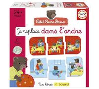 Educa - Imparare a ordinare suite logiche | Il piccolo orso bruno. Utilizzare scene della Vita quotidiana in cui il Bambino Può riconoscere sequenze logiche (19878)