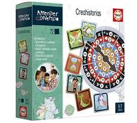 Educa- Imparare è Divertente: Creare storie Gioco educativo per Bambini dai 5 Anni in su, Multicolore, 18694