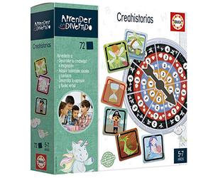 Educa, Imparare è divertente, creare storie, gioco educativo per bambini a partire da 5 anni, si divertiranno a creare le loro prime storie mettendo in pratica la loro creatività e immaginazione