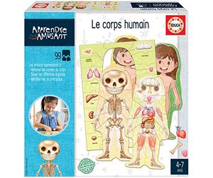 Educa - Imparare È Divertente. Il Corpo Umano. Gioco Educativo per Bambini. +4 Anni. Ref. 18831