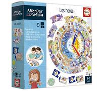 Educa- Aprender es Divertido: Las Horas, Aprende a leer El reloj Gioco educativo per Bambini dai 5 Anni in su, Colore Vario, 250 x 250 x 56, 18698