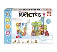 Educa - Magnetics Stem Tracks 55 pezzi | Set educativo con blocchi magnetici 3D | Architettura e geometria | Magneti per bambini a partire da 3 4 5 anni (20731)