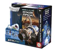 Educa - Missione sulla Luna - Stazione Spaziale, Costruisci e Gioca collegando Varie capsule per far crescere la Stazione Spaziale; con più di 31 Pezzi; Consigliato a partire da 6 Anni (41344)