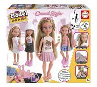 Educa - My Model Doll Design Casual | Kit di Design Moda per Bambola Articolata | CREA il tuo proprio abbigliamento e acconciature | Artigianato per bambini a partire da 6 anni (20652)