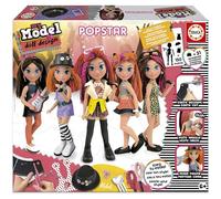 Educa - My Model Doll Design Pop Star | Crea e progetta la tua bambola | Include più di 150 look e più di 40 accessori per personalizzare la tua bambola | Per ragazze 6 7 8 anni (19203)