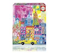 Educa - New York di Car Pintos | Puzzle da 1000 pezzi per adulti | Dimensioni: 48 x 68 cm | Età 14+ (20558)