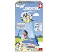 Educa - Proiettore Bluey, Realizza Disegni Bluey con Questo proiettore, Proiettore LED con 40 Diapositive, pastelli Colorati e Matita, dai 5 Anni (20109)