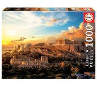 Educa - Puzzle 1000 pezzi Acrópolis, Atene | Puzzle città storiche | Misura 68x48 cm | Include colla Fix | Per adulti 14+ (18489)