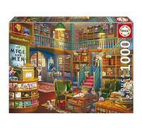 Educa - Puzzle di 1000 pezzi per adulti | Biblioteca. Misura: 68 x 48 cm. Include la colla Fix Puzzle. Da 14 anni (19925)