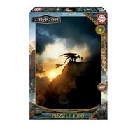 Educa - Puzzle 1000 pezzi Dragon Trainer DreamWorks | Puzzle per adulti con immagine epica | Età 14+ (20593)