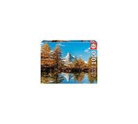 Educa - Puzzle da 1000 pezzi per adulti | Monte Cervino In Autunno. Dimensioni: 68 x 48 cm. Include la colla del puzzle FIX. Consigliato a partire dai 14 anni (17973)