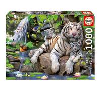 Educa Puzzle 1000 Pezzi Tigri Bianche Del Bengala 14808