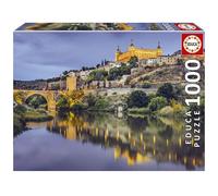 Educa - Puzzle 1000 pezzi Toledo, Spagna | Puzzle città europee | Misura 68x48 cm | Include colla Fix | Per adulti 14+ (19615)