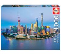 Puzzle Panorama Shangai al Tramonto 1000 Pezzi