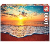 Educa - Puzzle 1000 pezzi Tramonto al mare | Puzzle paesaggi marini | Misura 68x48 cm | Include colla Fix | Per adulti 14+ (19024)