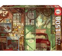 Educa Puzzle 1500 Pezzi Vechio Garage Arly Jones 18005 Vintage, 85x60cm