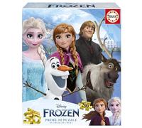 Educa 200 Frozen 3D Lenticular Puzzle, Colore Vario, 20047