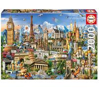 Educa Puzzle 2000 Pezzi Simboli d'Europa 17697 Monuments 96 x 68 cm