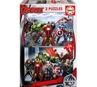 Puzzles Vengadores Avengers Marvel 2x100 Educa Borras