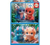 Educa Puzzle Mostrici Carini 2x100 pezzi