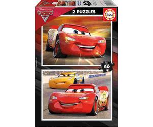 Educa - Puzzle 2x48 auto - 40-99 Pezzi