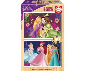 Educa - Puzzle 2x50 Principesse Disney - 100 Pezzi
