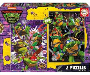 Educa - Puzzle 2x500 Tartarughe Ninja - 500 Pezzi