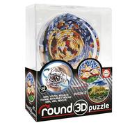 Educa - Puzzle 3D Round Puzzle. 2 Immagini di Elizabeth Sutton da risolvere. Visita te stesso e risolvi! 12,7 cm di diametro e 14 anelli concentrici. Puzzle di 8 Anni (19986)
