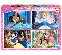 Educa - Puzzle 4 puzzle Principesse Disney - 40-99 Pezzi