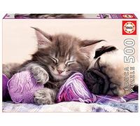 Educa - Puzzle 500 pezzi per adulti | Compagni di Sogni. Pezzi perfettamente finiti e sicuri per i bambini. Misura montata: 48 x 34 cm. Include colla FIX Puzzle. Da 11 anni (17644)