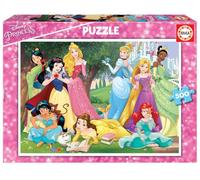 Educa - Puzzle 500 Pezzi per Adulti | Disney Principesse | 48 x 34 cm | Colla Fix Puzzle Inclusa | Da 11 Anni (17723)
